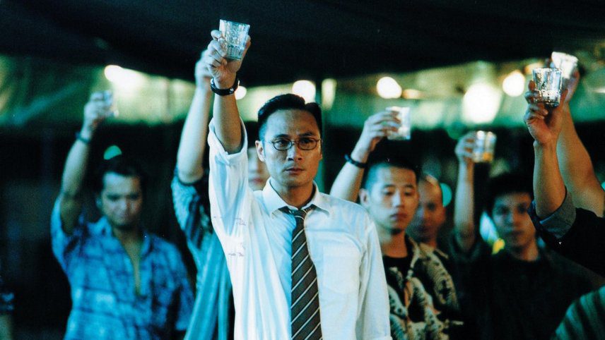 Ngai Wing-hau (Francis Ng) in Infernal Affairs II. (Credit: Netflix and Media Asia Films)
