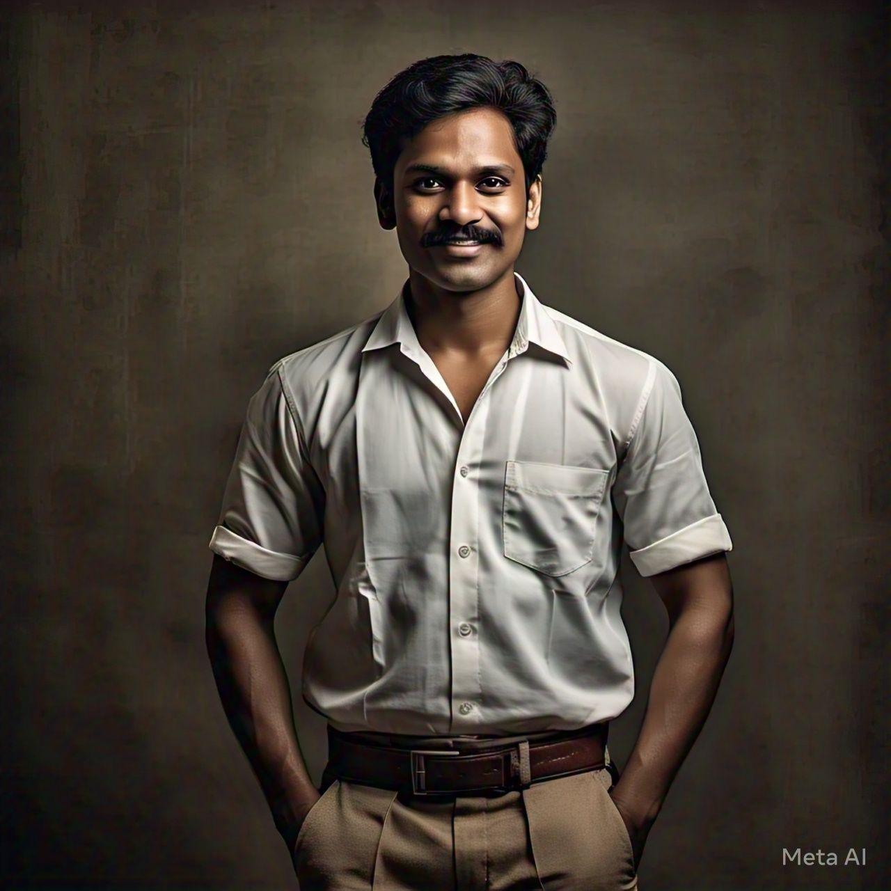 What I imagined Krishnan to look like. (Meta AI)