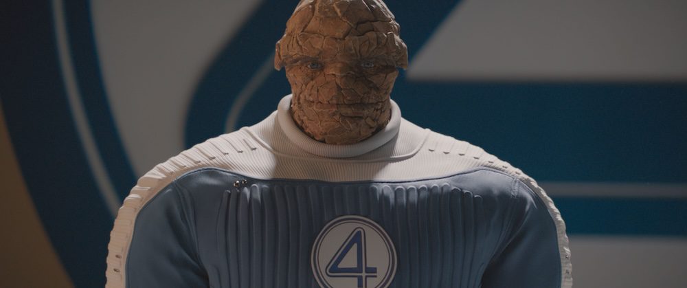 Ebon Moss-Bachrach as Ben Grimm/The Thing in 20th Century Studios/Marvel Studios' THE FANTASTIC FOUR: FIRST STEPS. Photo courtesy of Marvel Studios. © 2025 20th Century Studios / © and ™ 2025 MARVEL