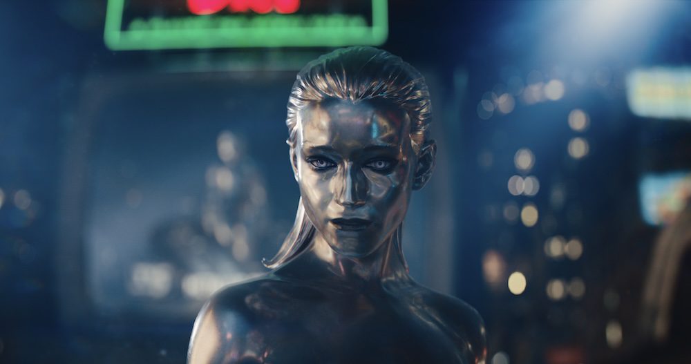 Julia Garner as Shalla-Bal/Silver Surfer in 20th Century Studios/Marvel Studios' THE FANTASTIC FOUR: FIRST STEPS. Photo courtesy of 20th Century Studios/Marvel Studios. © 2025 20th Century Studios / © and ™ 2025 MARVEL.